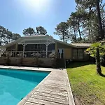 10pers Avec Piscine Privée Villa Lacanau