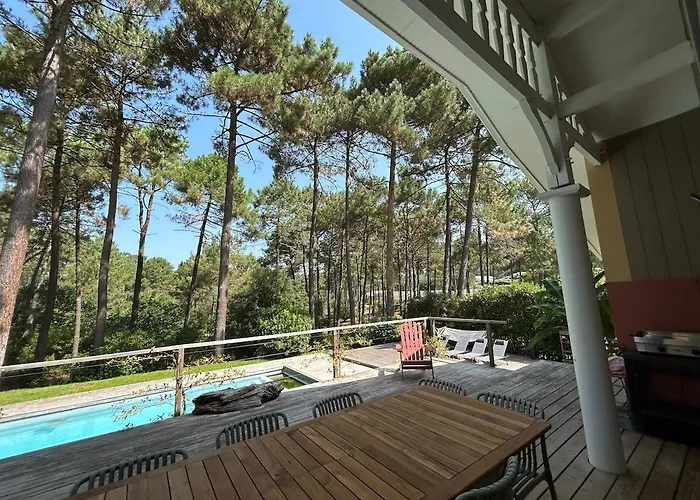 10pers Avec Piscine Privee * 라카노오세앙