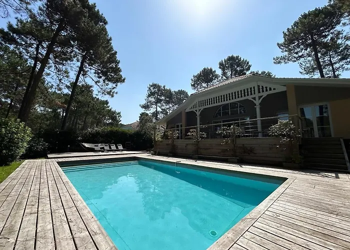 10pers Avec Piscine Privee 빌라 라카노오세앙