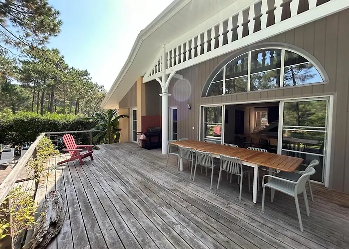 10pers Avec Piscine Privee 빌라 라카노오세앙