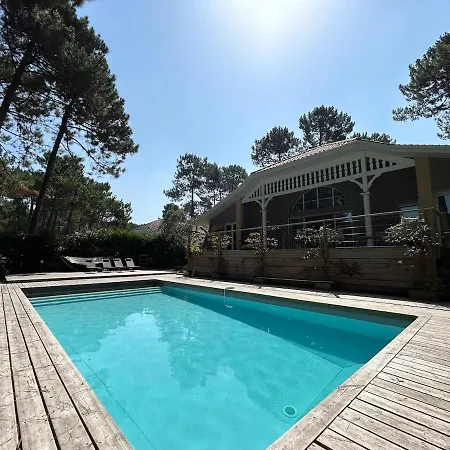 10pers Avec Piscine Privee Vila Lacanau