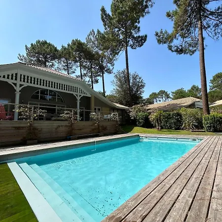 Villa 10pers Avec Piscine Privee Lacanau