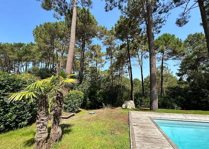 Villa 10pers Avec Piscine Privée Lacanau
