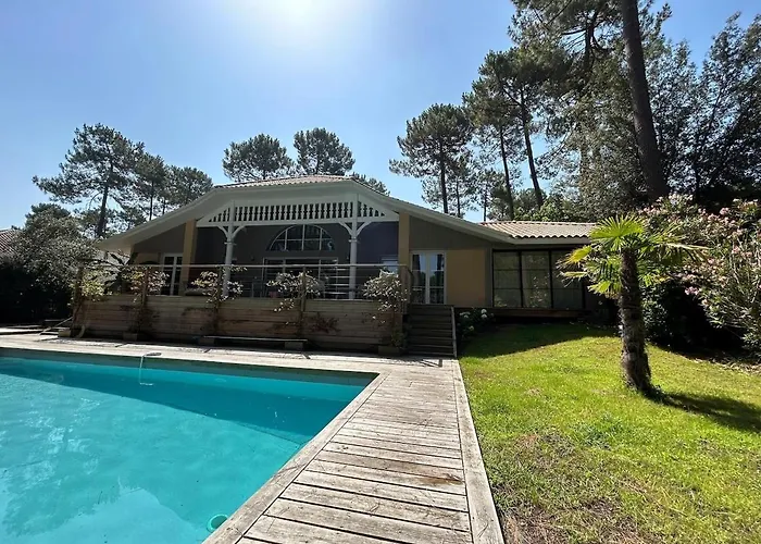 10pers Avec Piscine Privée Villa Lacanau