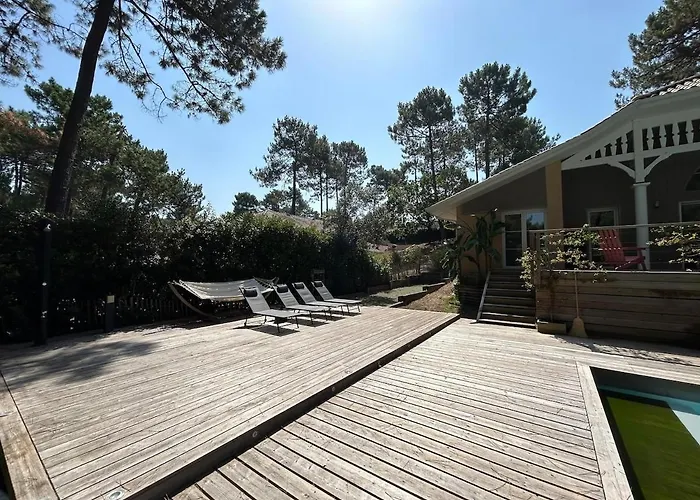 10pers Avec Piscine Privée Lacanau